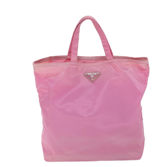 PRADA Hand Bag Nylon Pink Auth yk11651 - Picture 2 of 16
